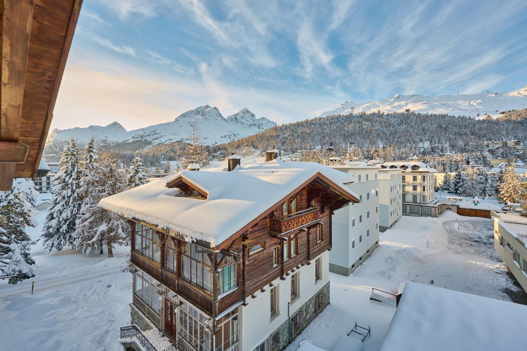 Appartamento Chesa Madrisa Sankt Moritz Esterno foto